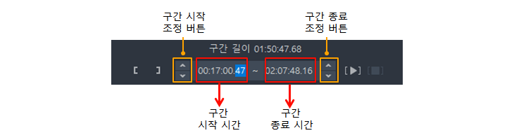 반디컷 프레임 단위로 편집