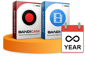 반디캠+반디컷 1-PC / 사용기간 - 영구