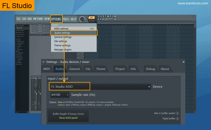 FL Studio 오디오 설정