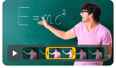 녹화 후 영상 편집, 영상 자르기