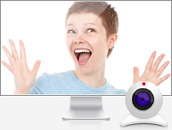 웹캠 녹화 모드