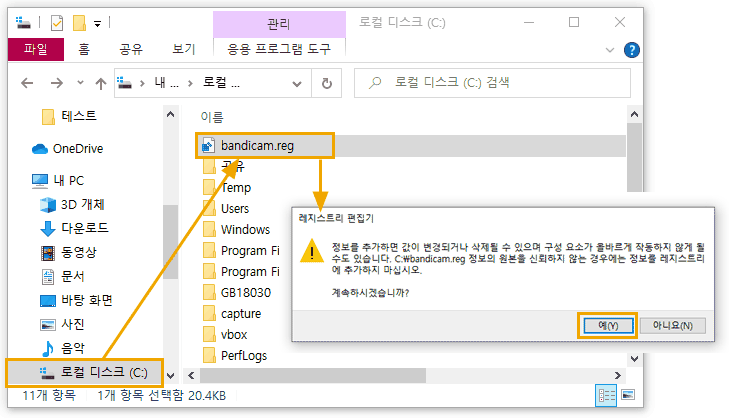bandicam-REGEDIT-file