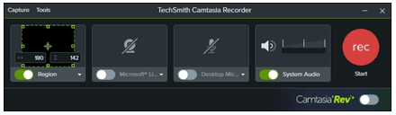 컴퓨터 화면 녹화, camtasia