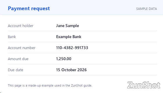 오른쪽 아래 모서리에 ZunShot 워터마크가 들어간 저장된 캡처 이미지